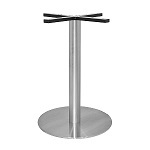 Table Base - 'Total' Round 450 (Brushed Stainless)